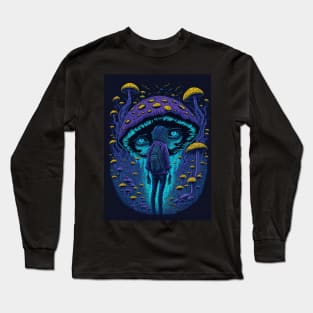 Techno Psy Shirt - Psychedelic Organism - Catsondrugs.com - #psychedelic #psychedelicart #trippy #psytrance #art #psy #trippyart #music #trance #rave #love #psychedelictrance #psyart #digitalart #psytranceworld #trancefamily Long Sleeve T-Shirt